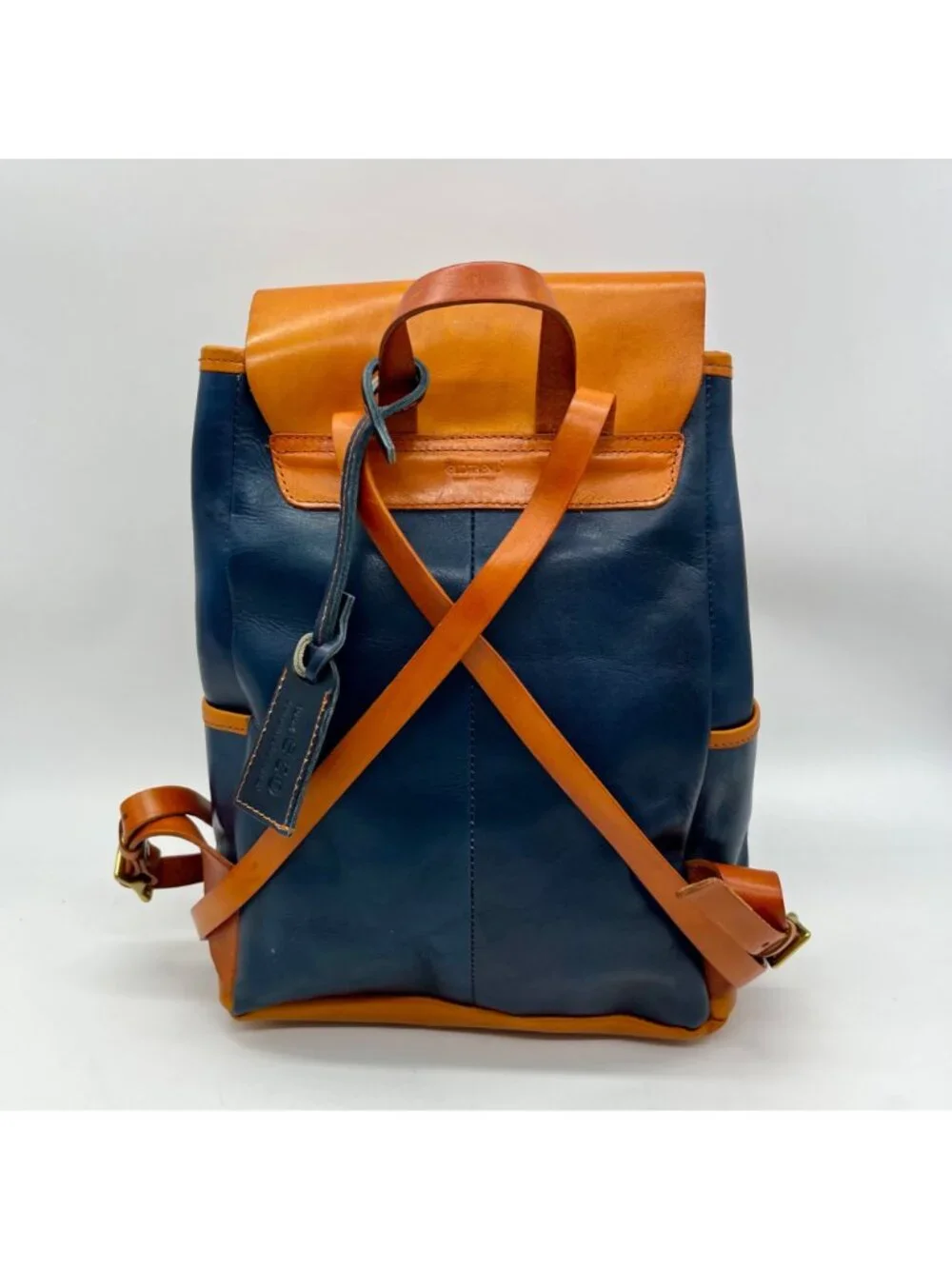 Old Trend Blue Genuine Leather Out West Backpack